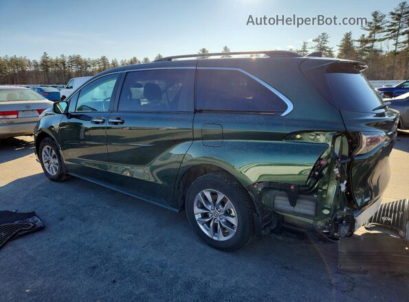 5TDJSKFC8PS102794 2023 TOYOTA SIENNA Green უკანა მარცხენა