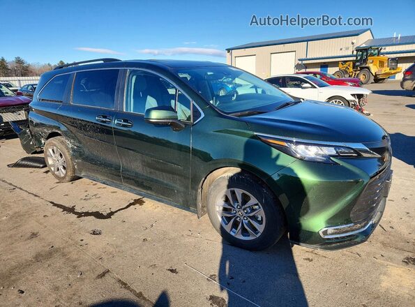 5TDJSKFC8PS102794 2023 TOYOTA SIENNA Green წინა მარჯვენა
