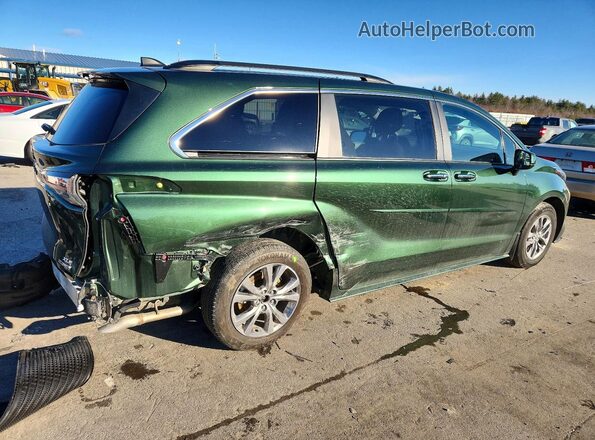 5TDJSKFC8PS102794 2023 TOYOTA SIENNA Green უკანა მარჯვენა