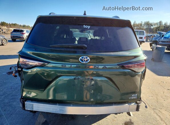 5TDJSKFC8PS102794 2023 TOYOTA SIENNA Green უკანა ხედი