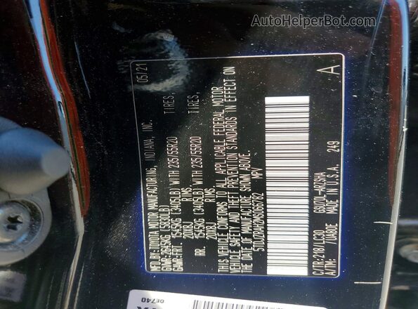 5TDJZRAH2MS066782 2021 TOYOTA HIGHLANDER Black 