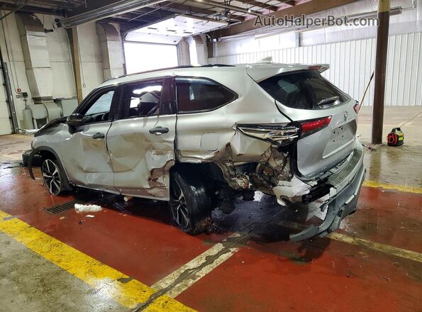 5TDJZRBH5MS069920 2021 TOYOTA HIGHLANDER Silver 