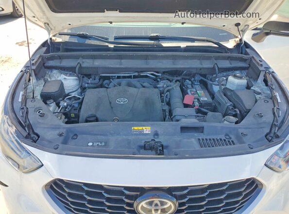 5TDJZRBH7MS134282 2021 TOYOTA HIGHLANDER Белый Вид подкапотного пространства