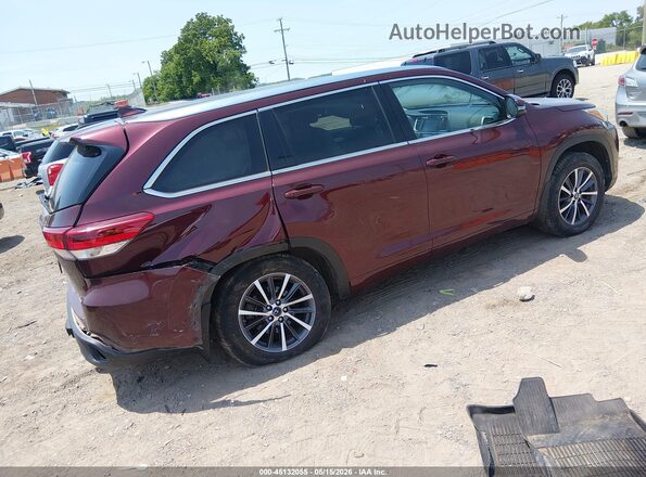 5TDJZRFH0JS491860 2018 TOYOTA HIGHLANDER Beige Rear right