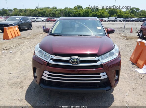 5TDJZRFH0JS491860 2018 TOYOTA HIGHLANDER Beige Instrument cluster view