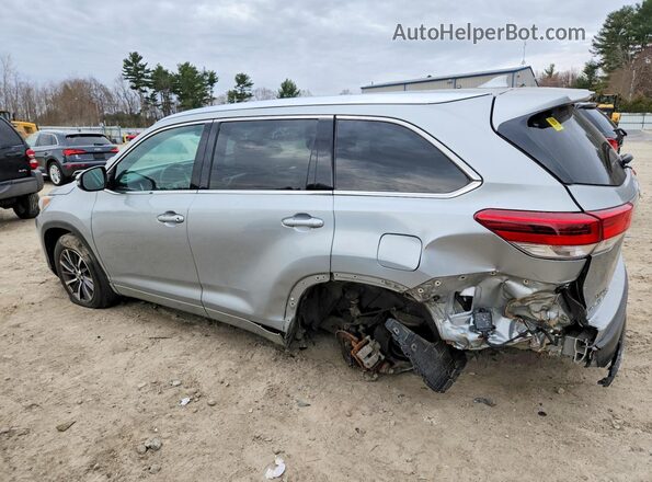 5TDJZRFH0JS539888 2018 TOYOTA HIGHLANDER Silver Tył lewy