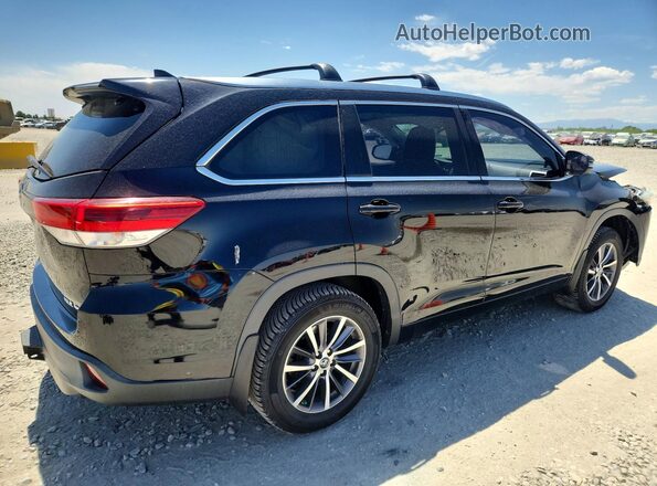 5TDJZRFH1JS829492 2018 TOYOTA HIGHLANDER Black 