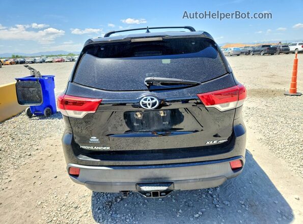 5TDJZRFH1JS829492 2018 TOYOTA HIGHLANDER Black 