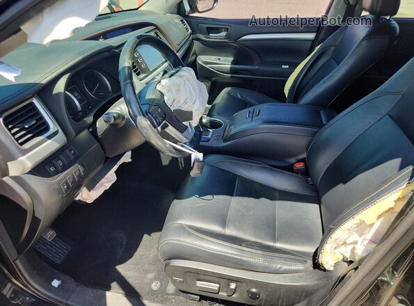 5TDJZRFH1JS829492 2018 TOYOTA HIGHLANDER Black 