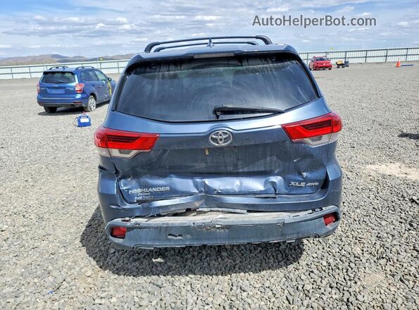 5TDJZRFH2HS469918 2017 TOYOTA HIGHLANDER Blue 