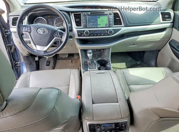 5TDJZRFH2HS469918 2017 TOYOTA HIGHLANDER Blue 