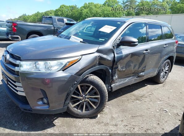 5TDJZRFH2HS473841 2017 TOYOTA HIGHLANDER Gray Przód lewy