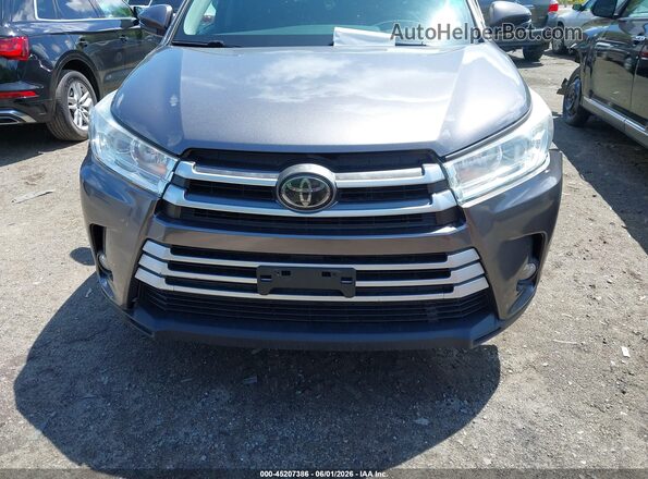 5TDJZRFH2HS473841 2017 TOYOTA HIGHLANDER Gray Widok zestawu wskaźników
