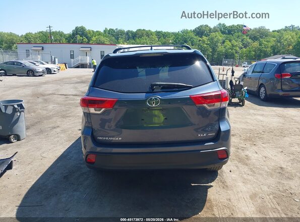 5TDJZRFH2KS987258 2019 TOYOTA HIGHLANDER Blue 