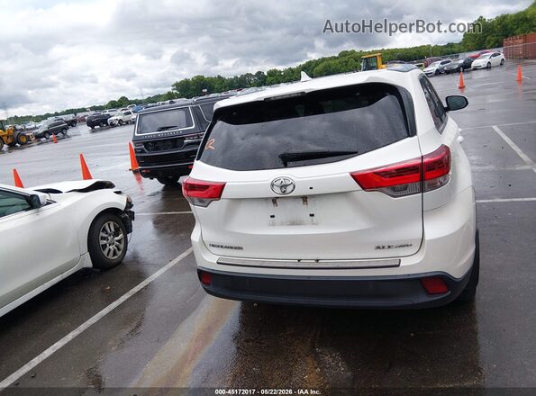 5TDJZRFH3HS508242 2017 TOYOTA HIGHLANDER White 