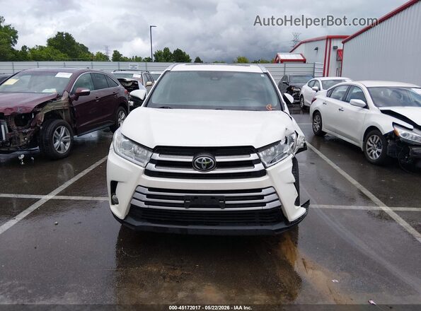 5TDJZRFH3HS508242 2017 TOYOTA HIGHLANDER White 
