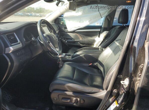 5TDJZRFH3JS555325 2018 TOYOTA HIGHLANDER Black 