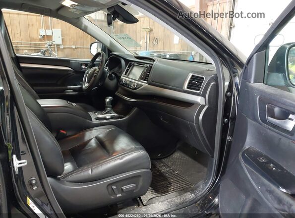 5TDJZRFH4JS829048 2018 TOYOTA HIGHLANDER Black 