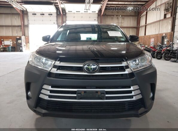 5TDJZRFH4JS829048 2018 TOYOTA HIGHLANDER Black 