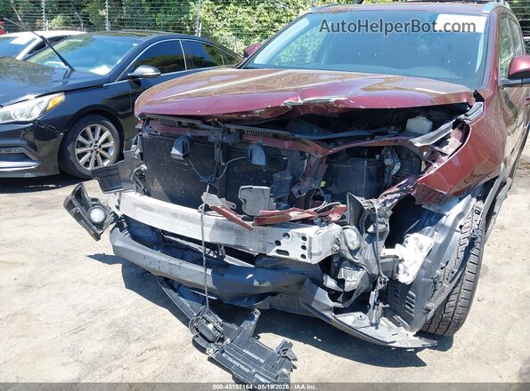 5TDJZRFH5HS375144 2017 TOYOTA HIGHLANDER Burgundy Front view