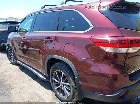 5TDJZRFH5HS375144 2017 TOYOTA HIGHLANDER Burgundy 