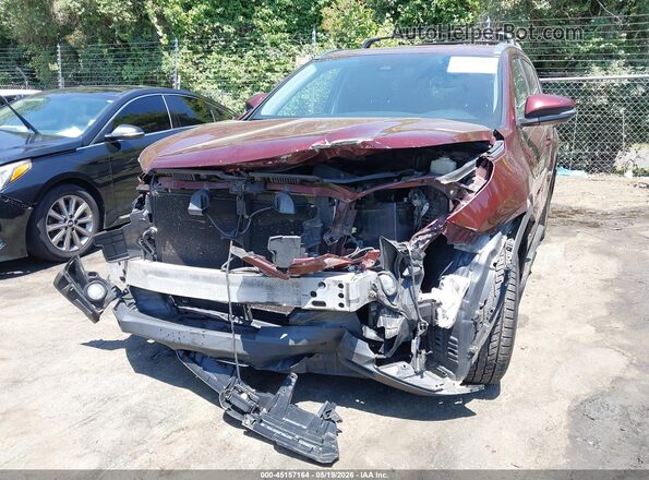 5TDJZRFH5HS375144 2017 TOYOTA HIGHLANDER Burgundy Rear interior view