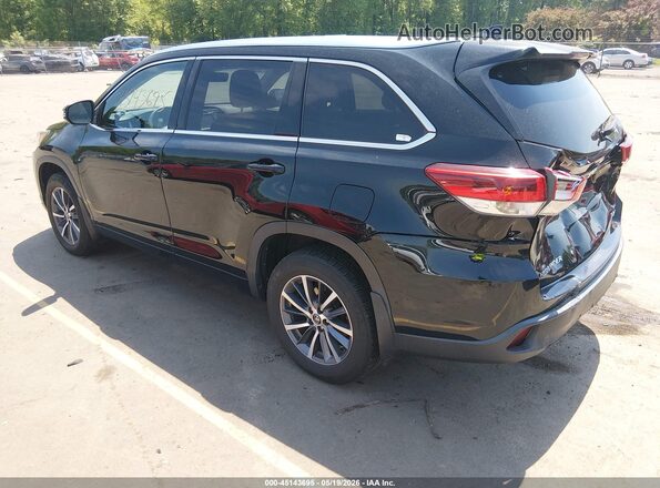 5TDJZRFH5JS546609 2018 TOYOTA HIGHLANDER Black Tył lewy