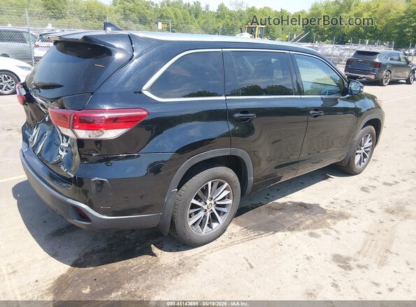 5TDJZRFH5JS546609 2018 TOYOTA HIGHLANDER Black Tył prawy