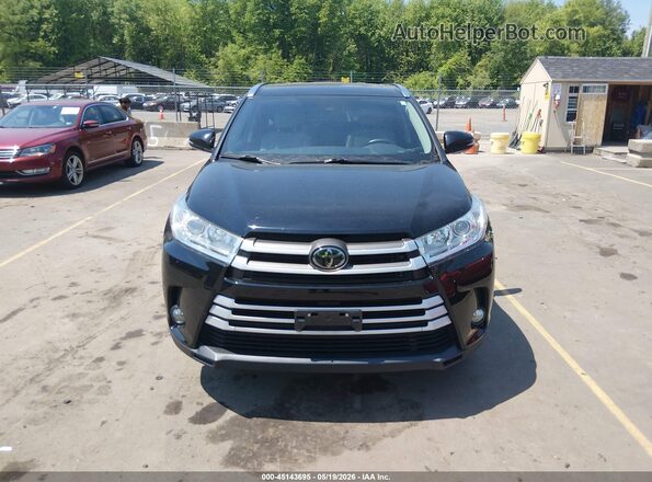 5TDJZRFH5JS546609 2018 TOYOTA HIGHLANDER Black Widok zestawu wskaźników