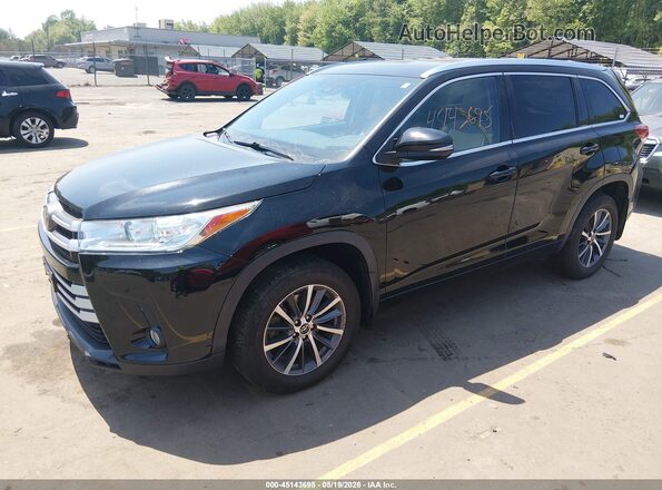 5TDJZRFH5JS546609 2018 TOYOTA HIGHLANDER Black Przód lewy