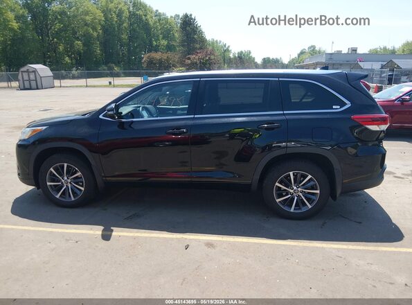 5TDJZRFH5JS546609 2018 TOYOTA HIGHLANDER Black Widok wnętrza 360 stopni