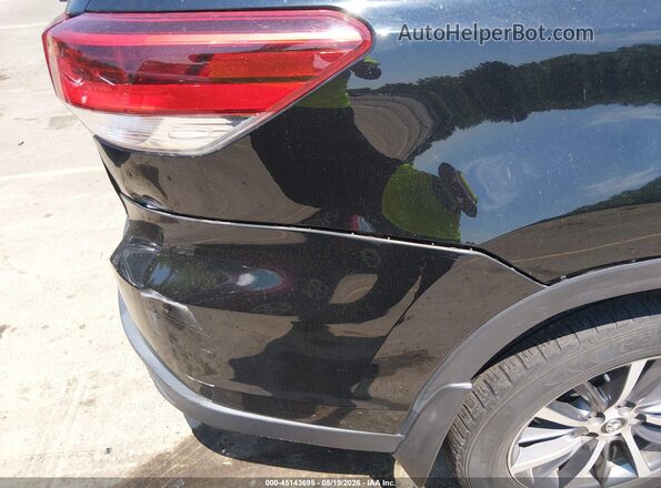 5TDJZRFH5JS546609 2018 TOYOTA HIGHLANDER Black 