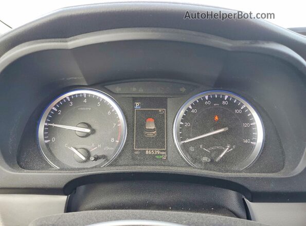 5TDJZRFH6JS529673 2018 TOYOTA HIGHLANDER Gray Вид щитка приладів