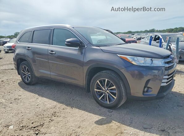 5TDJZRFH6JS529673 2018 TOYOTA HIGHLANDER Gray Передня права чверть