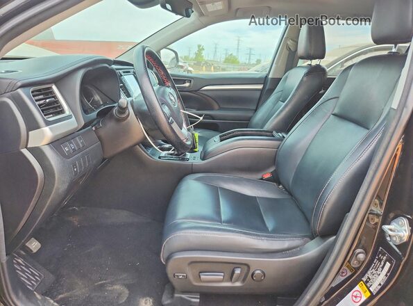 5TDJZRFH6JS823574 2018 TOYOTA HIGHLANDER Black 