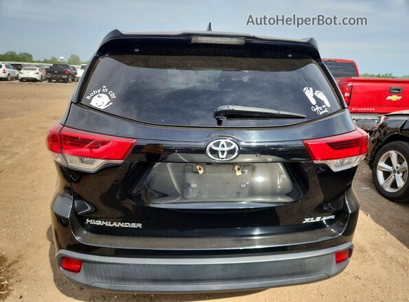 5TDJZRFH6JS823574 2018 TOYOTA HIGHLANDER Black 