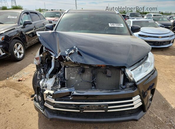 5TDJZRFH6JS823574 2018 TOYOTA HIGHLANDER Black 