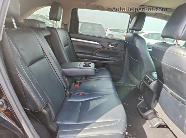 5TDJZRFH6JS823574 2018 TOYOTA HIGHLANDER Black 