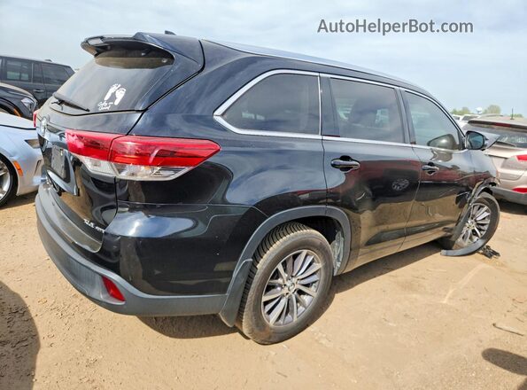 5TDJZRFH6JS823574 2018 TOYOTA HIGHLANDER Black 