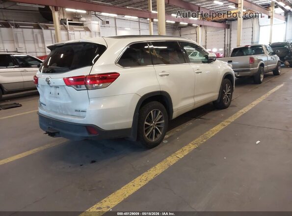5TDJZRFH6JS846742 2018 TOYOTA HIGHLANDER White უკანა მარჯვენა