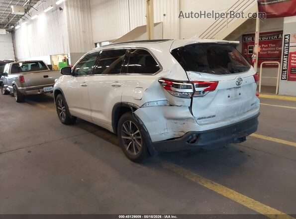 5TDJZRFH6JS846742 2018 TOYOTA HIGHLANDER White უკანა მარცხენა