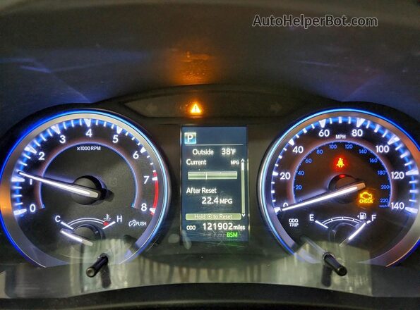 5TDJZRFH6JS880566 2018 TOYOTA HIGHLANDER White Instrument cluster view
