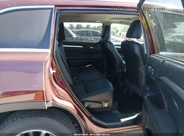 5TDJZRFH7KS954465 2019 TOYOTA LE Maroon VIN կոդի պիտակի տեսք