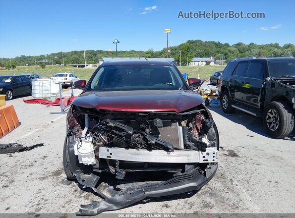5TDJZRFH7KS954465 2019 TOYOTA LE Maroon Սալոնի հետևի տեսք