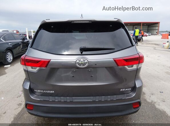 5TDJZRFH8JS540917 2018 TOYOTA HIGHLANDER Gray 