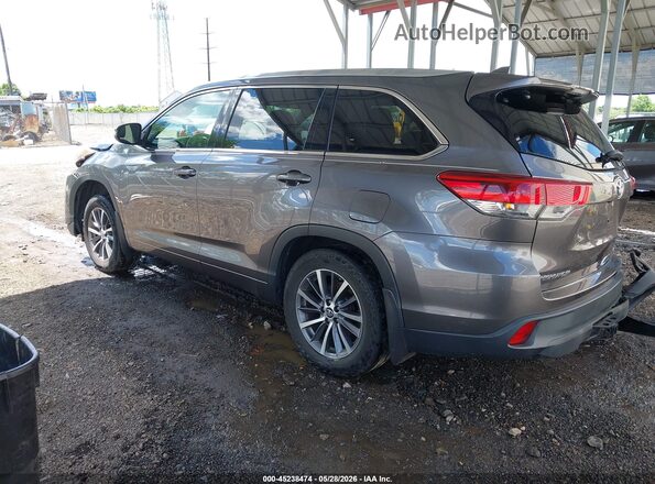 5TDJZRFH8JS542313 2018 TOYOTA HIGHLANDER Gray Задня ліва чверть