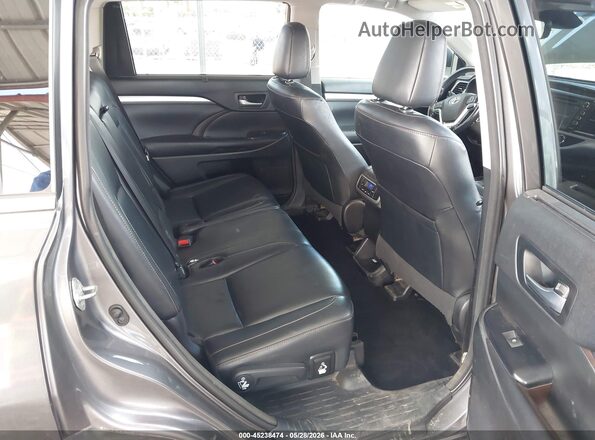 5TDJZRFH8JS542313 2018 TOYOTA HIGHLANDER Gray Вид наклейки з VIN-кодом