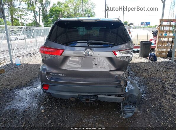 5TDJZRFH8JS542313 2018 TOYOTA HIGHLANDER Gray 