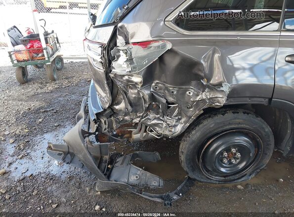 5TDJZRFH8JS542313 2018 TOYOTA HIGHLANDER Gray 