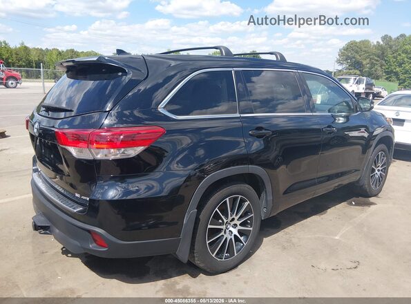 5TDJZRFHXHS396460 2017 TOYOTA HIGHLANDER Black Rear right